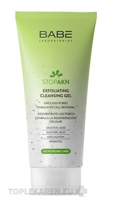 BABÉ AKNÉ Exfoliačný čistiaci gél