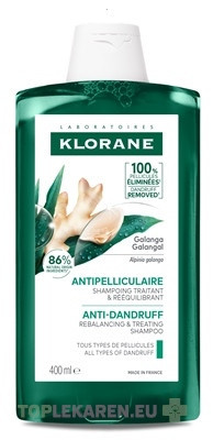 KLORANE ŠAMPÓN proti lupinám s galangalom