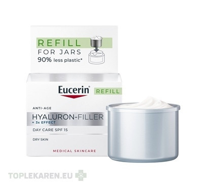 Eucerin HYALURON-FILLER+3xEFFECT Denný krém REFILL