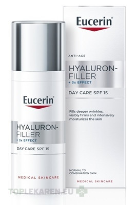 Eucerin HYALURON-FILLER+3xEFFECT Denný krém SPF15