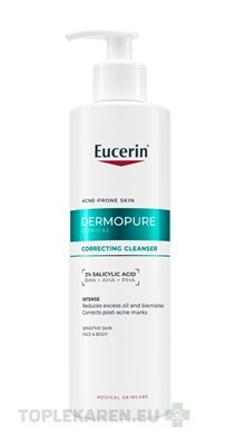 Eucerin DERMOPURE CLINICAL Exfoliačný čistiaci gél