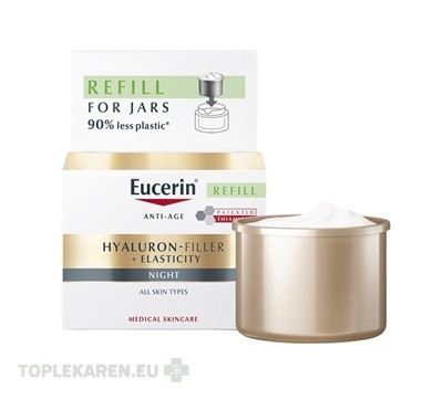 Eucerin HYALURON-FIL.+ELASTICITY Nočný krém REFILL