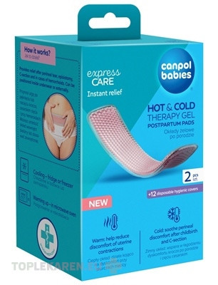 Canpol babies Popôrodné gélové vložky Hot&Cold