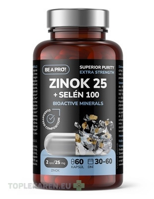 BE A PRO! ZINOK 25 + SELÉN 100 BIOACTIVE MINERALS