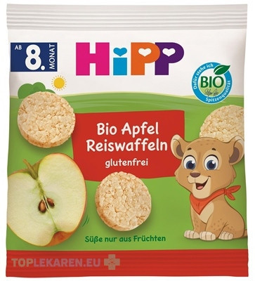 HiPP BIO OBLÁTKY Jablkové ryžové