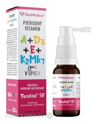 EkoMedica SK Prírodný Vitamín A+E+D3+K2Mk7