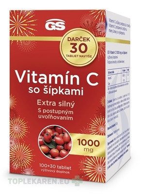 GS Vitamín C 1000 mg so šípkami Darček