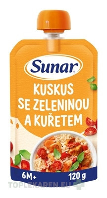 Sunar príkrm KUSKUS SO ZELENINOU A KURACÍM MÄSOM