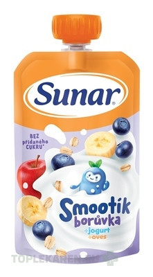 Sunar SMOOTÍK Čučoriedka, jogurt, ovos
