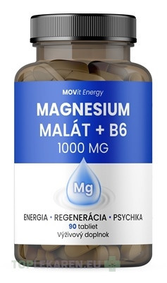MOVit MAGNESIUM MALÁT 1000 mg + B6