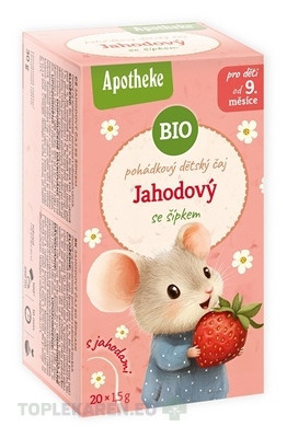 APOTHEKE ROZPRÁVKA Jahodový so šípkami BIO