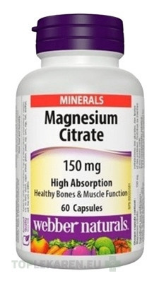 Webber Naturals Magnézium citrát 150 mg