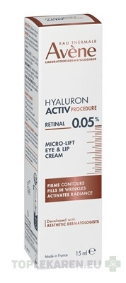 AVENE HYALURON ACTIV PROCEDURE Krém na oči a pery