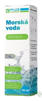 PLUS LEKÁREŇ Morská voda IZOTONICKÁ