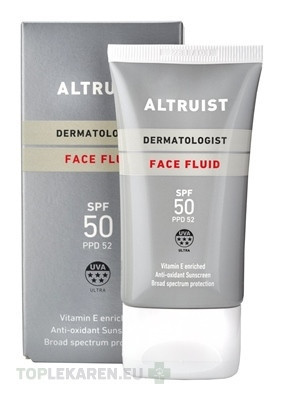 ALTRUIST Opaľovací krém na tvár SPF 50