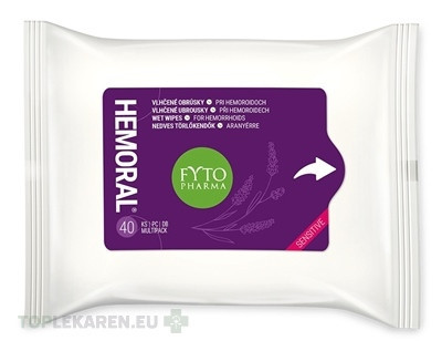 FYTO HEMORAL vlhčené obrúsky