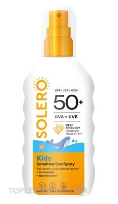 SOLERO Detský opaľovací sprej SPF50+