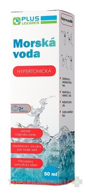 PLUS LEKÁREŇ Morská voda HYPERTONICKÁ