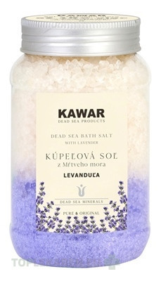 KAWAR SOĽ Z MŔTVEHO MORA S VÔŇOU LEVANDULE