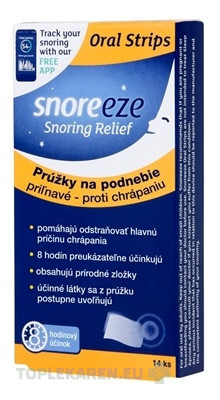 SNOREEZE PRÚŽKY NA PODNEBIE PROTI CHRÁPANIU