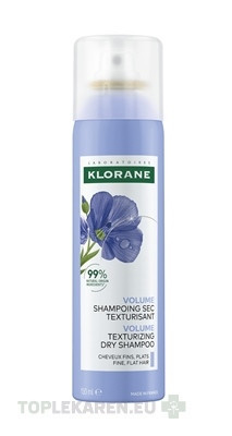 KLORANE SUCHÝ ŠAMPÓN pre objem a textúru vlasov