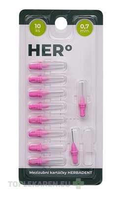 HERBADENT HERo ELECTRA Medzizubná kefka 0,7 mm