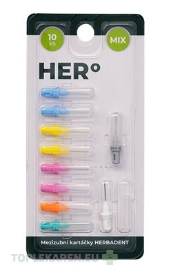 HERBADENT HERo ELECTRA Medzizubná kefka Mix