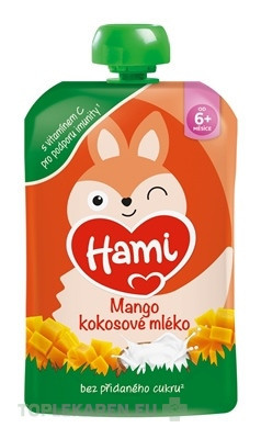 HAMI príkrm Mango kokosové mlieko