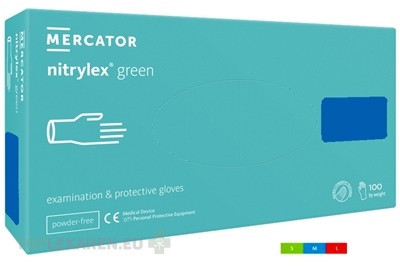 MERCATOR nitrylex green Nitrilové rukavice