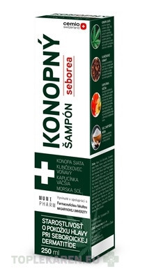 Cemio KONOPNÝ šampón Seborea