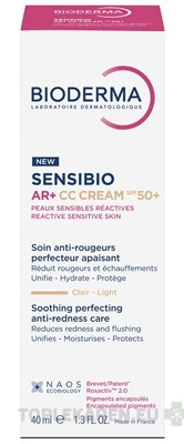 BIODERMA Sensibio AR+ CC krém SPF 50