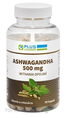 PLUS LEKÁREŇ ASHWAGANDHA 500 mg Withania opojná
