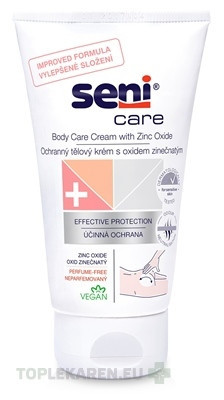 Seni Care Ochranný telový krém s oxidom zinočnatým