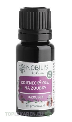 NOBILIS Tilia BIO Dojčenský olej na zúbky Jakoubek