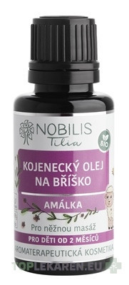 NOBILIS Tilia BIO Dojčenský olej na bruško Amálka