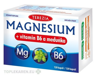 TEREZIA MAGNESIUM + vitamin B6 a meduňka