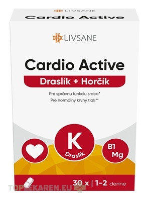 LIVSANE Cardio Active Draslík + Horčík
