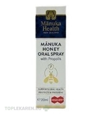 Manuka Health MANUKA HONEY Ústny sprej MGO 400+