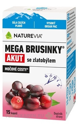 NATUREVIA MEGA BRUSNICE AKUT so zlatobyľou
