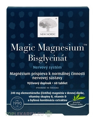NEW NORDIC Magic Magnesium Bisglycinát