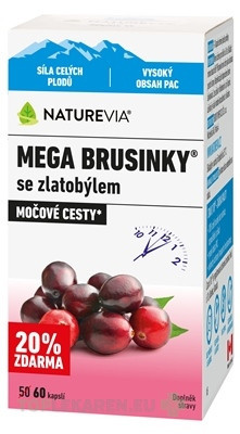 NATUREVIA MEGA BRUSNICE so zlatobyľou