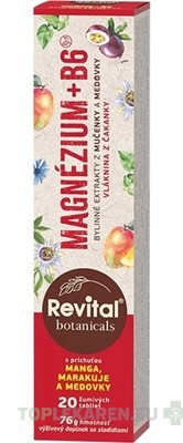 Revital Botanicals MAGNÉZIUM + B6