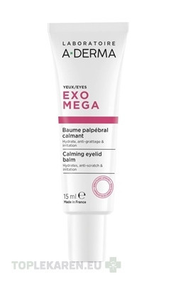 A-DERMA EXOMEGA Upokojujúci balzam na očné okolie