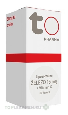 TOTO Lipozomálne ŽELEZO 15 mg + Vitamín C