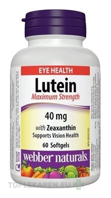 Webber Naturals Luteín 40 mg