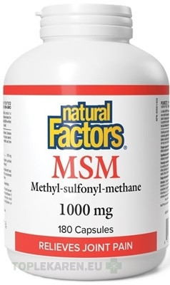 Natural Factors MSM 1000 mg