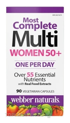 Webber Naturals Multivitamín pre ženy 50+