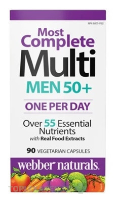 Webber Naturals Multivitamín pre mužov 50+
