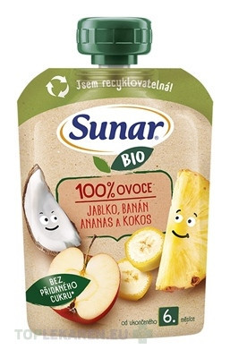 Sunar BIO Jablko Banán Ananás Kokos