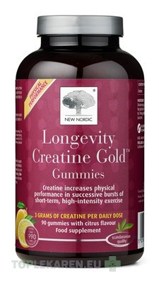NEW NORDIC Longevity Creatine Gold Gummies